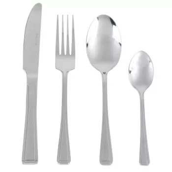 Set posate Salter BW031402EU7 – 24 pezzi, acciaio inox, lavabili in lavastoviglie
