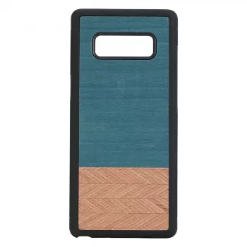 Custodia per smartphone man and wood per Galaxy Note 8 – denim nero