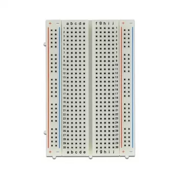 Breadboard DELOCK 18315 — plastica bianca, 54 × 84 × 9 mm