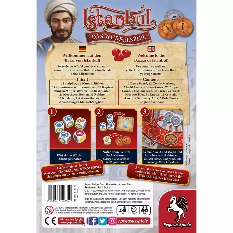 Istanbul - Das Würfelspiel, gioco da tavolo