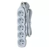Ciabatta multipresa ESPERANZA ELK207W — cavo 1,5 m, 5 prese Tipo E, uso interno, 220–250 V