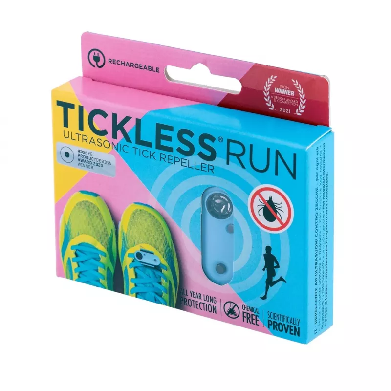 Tickless Run blu repellente per zecche per persone