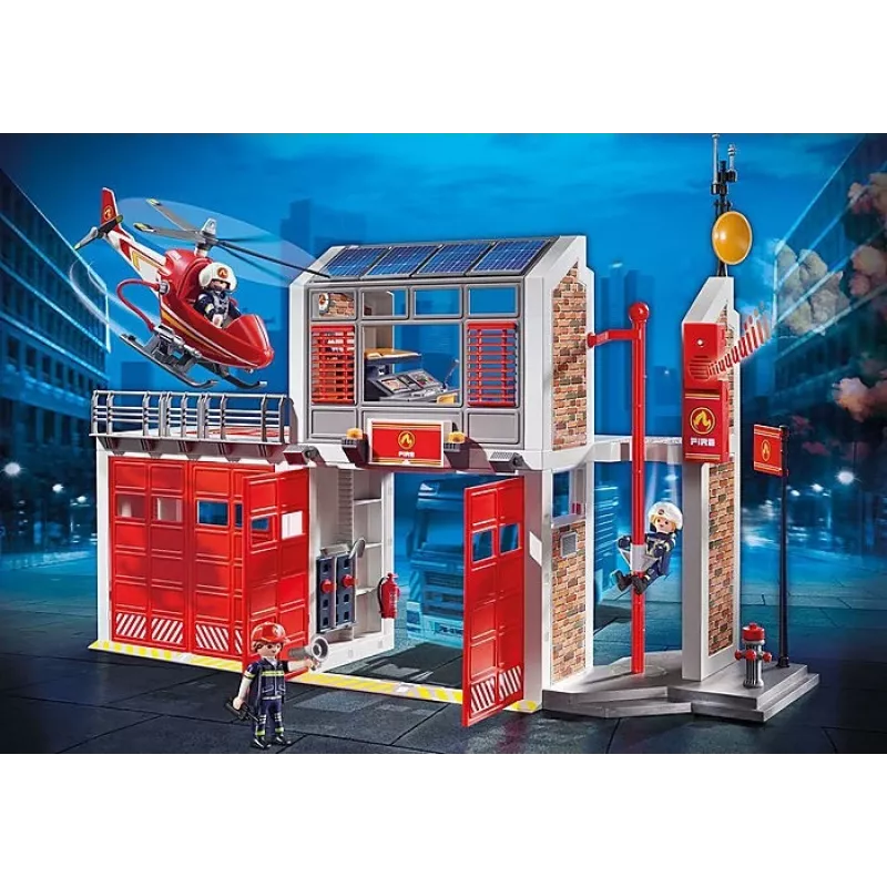 Set di personaggi Grande caserma dei pompieri 9462