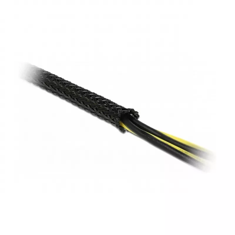 Guaina per cavi intrecciata DeLOCK 18902 10 m x 12 mm nero