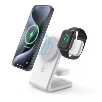 Caricabatterie wireless 3-in-1 MagSafe per iPhone, Apple Watch e AirPods Crong