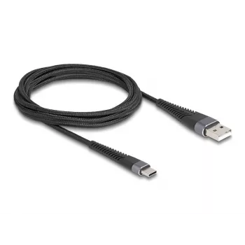Cavo USB DELOCK USB 2.0 2 m USB A USB C nero 81122