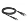 Cavo USB DELOCK USB 2.0 2 m USB A USB C nero 81122