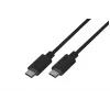 Cavo USB 2.0 USB-C a USB-C LANBERG CA-CMCM-10CU-0010-BK 1 m, nero, 480 Mbit/s, contatti placcati oro