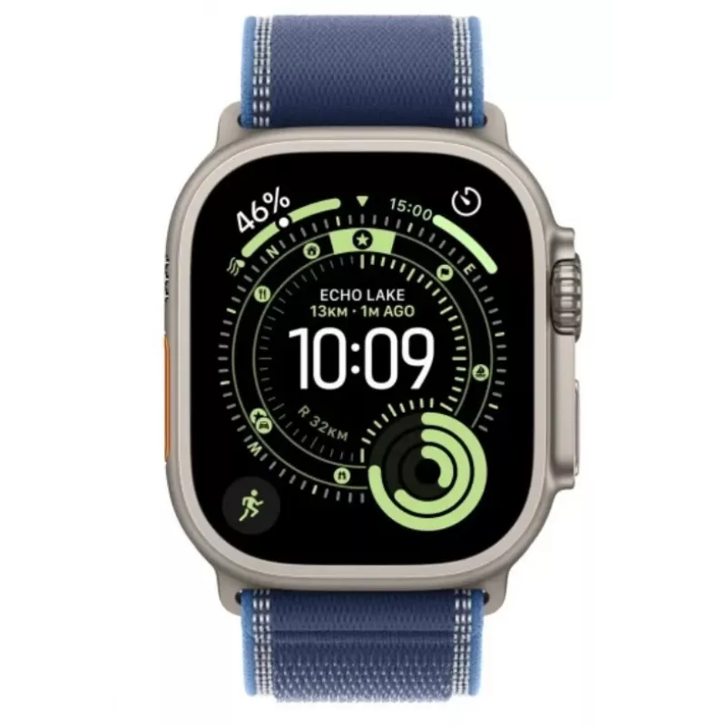 Smartwatch Apple Watch Ultra 3 GPS + Cellular 49mm titanio cinturino blu M/L