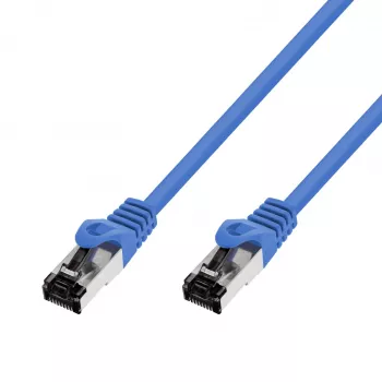 Extralink Cavo Patch LAN Cat.8.1 S/FTP 10m 40G Blu, Cavo di Rete in Rame