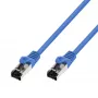 Extralink Cavo Patch LAN Cat.8.1 S/FTP 10m 40G Blu, Cavo di Rete in Rame