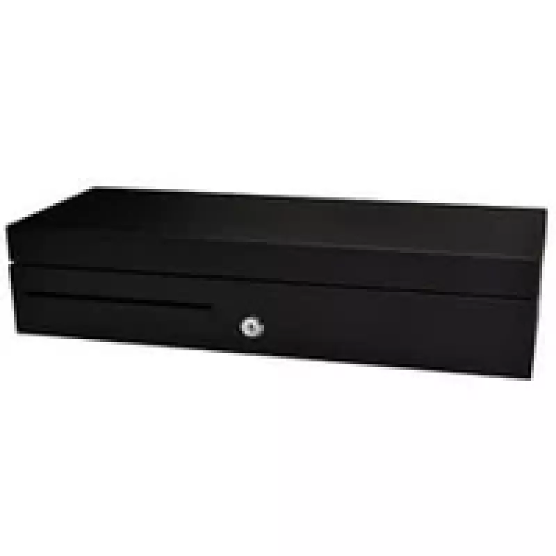 Cassetto con coperchio flip 460 MM nero inserto in plastica con coperchio Mlock cavo