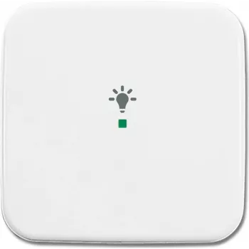 Busch-Jaeger 6220-0-0080 placca di copertura per supporto e scatola sensore bianco (2CKA006220A0080)