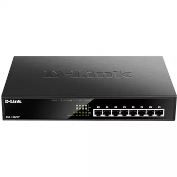 Switch unmanaged D-Link DGS-1008MP 8 porte desktop Gigabit Max PoE Switch