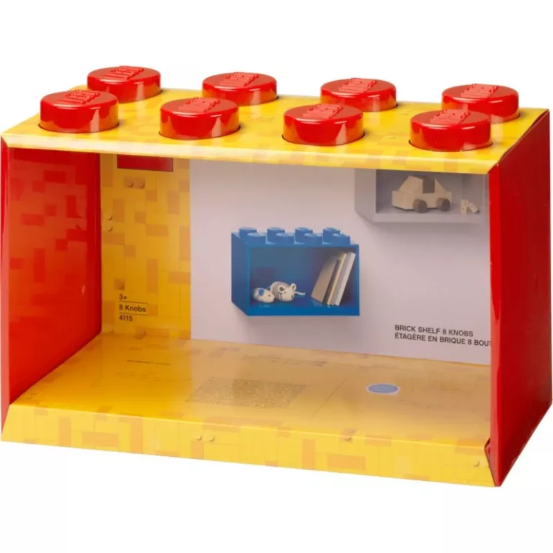 Room Copenhagen LEGO Brick Shelf 8 mensola 41151730 (rossa)