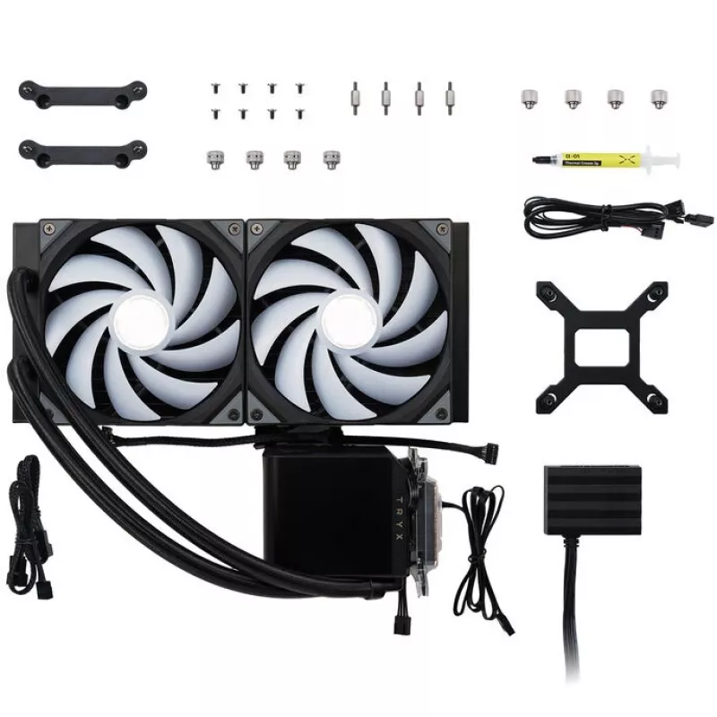 Dissipatore a liquido completo TRYX PANORAMA ARGB - 280 mm
