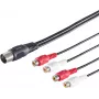 Adattatore cavo ShiverPeaks connettore a diodi 10231 5 poli su 4 RCA, 0,20 m