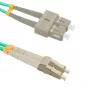Cavo in fibra ottica Qoltec 54348 1 m LC SC verde