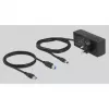 DeLOCK hub USB esterno 5 Gbit/s con 13 porte + interruttore, USB 3.2 Gen 1 (3.1 Gen 1) Type-B, USB 3.2 Gen 1 (3.1 Gen 1) Type-A, 5000 Mbit/s, grigio, alluminio, 1 m
