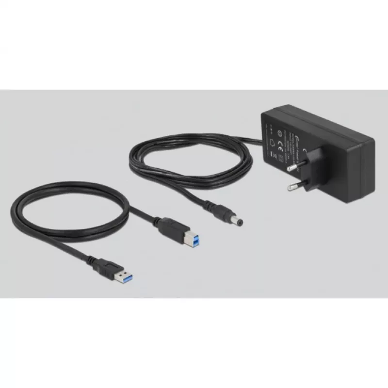 DeLOCK hub USB esterno 5 Gbit/s con 13 porte + interruttore, USB 3.2 Gen 1 (3.1 Gen 1) Type-B, USB 3.2 Gen 1 (3.1 Gen 1) Type-A, 5000 Mbit/s, grigio, alluminio, 1 m