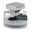 Valvola a sfera XSPC G1/4 ottone argento cromato per sistemi di raffreddamento a liquido