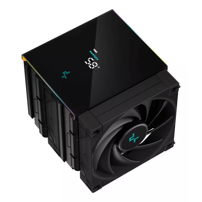 Dissipatore ad aria per processore DeepCool AK620 DIGITAL 12 cm nero 1 pezzo