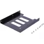 Staffa di montaggio ultron interna 1x2.5 SSD/HDD metallo nero (377213)