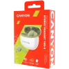 CANYON Cuffie In-Ear TWS-5, Verde Bluetooth 5.3, Controllo touch, Ingresso di ricarica: USB-C