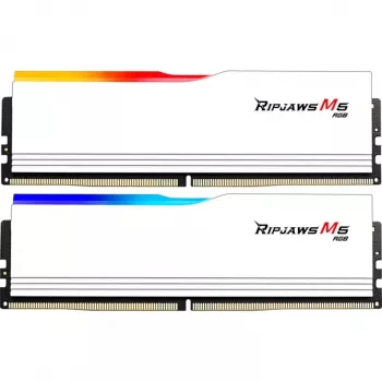 DIMM 32 GB DDR5-6000, memoria RAM bianco, F5-6000J2836G16GX2-RM5RW, Ripjaws M5 RGB, INTEL XMP