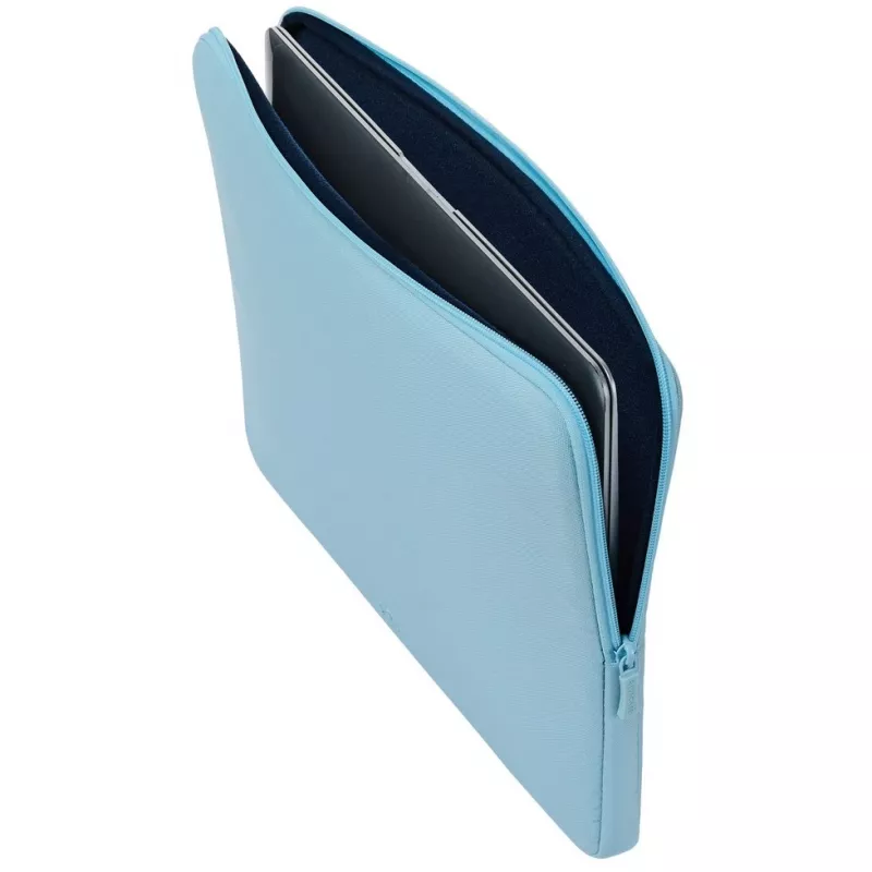 Custodia per laptop Rivacase Riva Szuzuka 15,6 pollici blu pastello, custodia protettiva imbottita