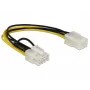 Cavo di alimentazione interno DeLOCK 83775 0,2 m PCI-E 8-Pin a 6-Pin