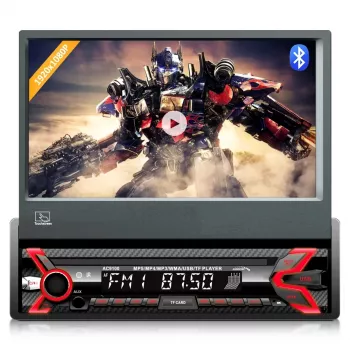 Audiocore AC9100 autoradio digitale nero, rosso