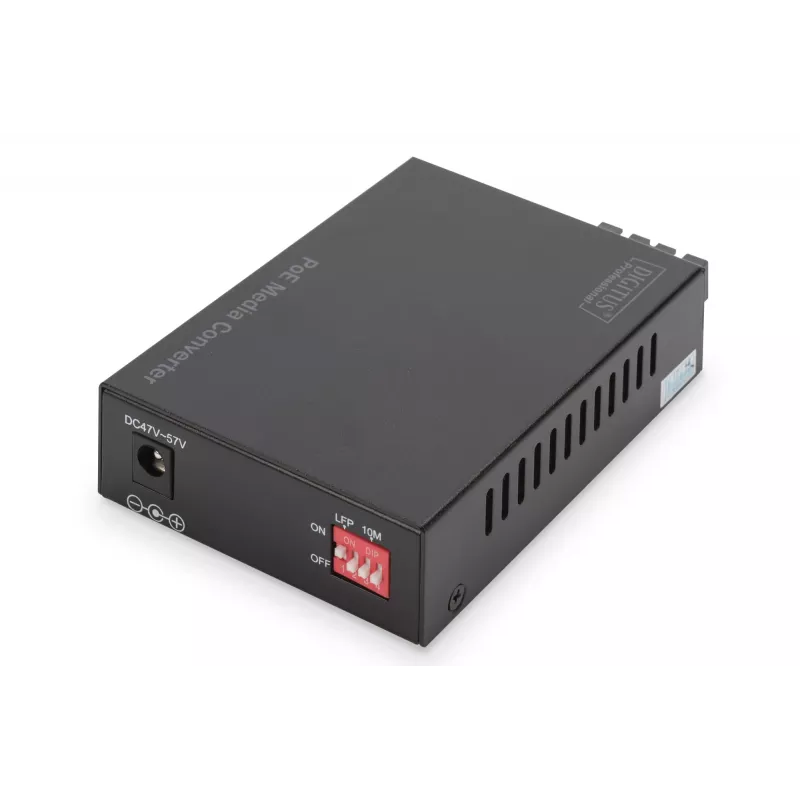 Digitus convertitore di media Gigabit PoE, RJ45 / SC, MM, PSE