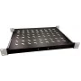 Ripiano per rack LOGON RAS100BL, nero, portata 50 kg, 465x345x25 mm