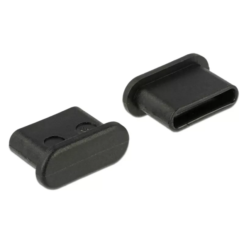 Cappuccio di protezione per connettore femmina DeLOCK 64014 USB Type-C nero 10 pz.