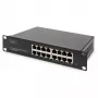 Switch di rete DIGITUS 10 pollici Gigabit Ethernet 16 porte unmanaged (modulo rackmount)