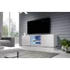 Cama Meble QIU 160 mobile TV, MDF, bianco lucido