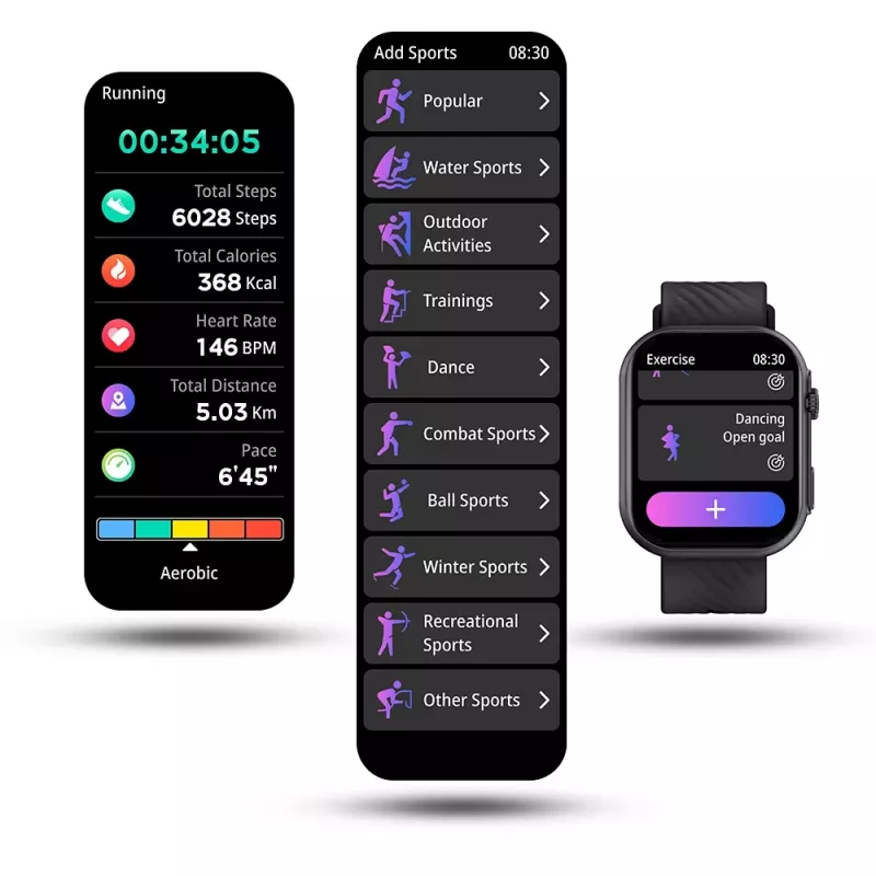 Smartwatch Manta Revo SWU401BK nero