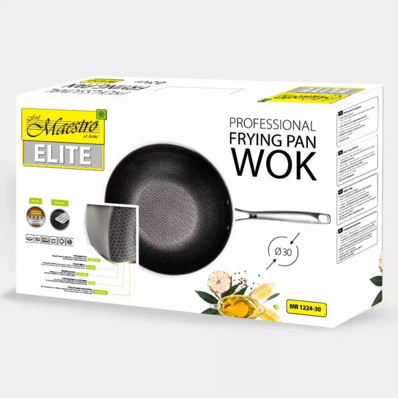 PADELLA / WOK MAESTRO PROFESSIONAL 30 cm