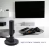 Antenna TV interna QOLTEC 57016 DVB-T2 – design compatto per la ricezione digitale terrestre