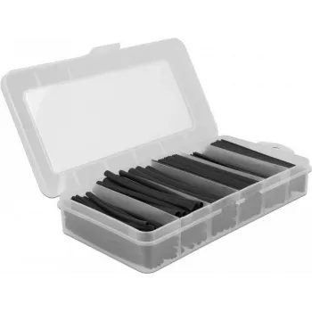 Set guaine termorestringenti DeLOCK 20735 nero 196 pz.