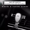 Supporto Maclean per cellulare in auto, universale, per bocchetta di aerazione, Gravity, distanza centrale max 90 mm, MC-324
