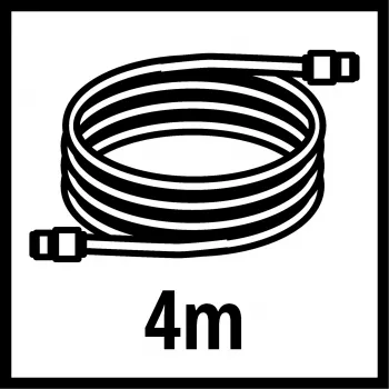 Tubo Einhell 41.394.10 4 m 8 bar rosso