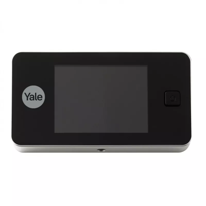 Spioncino digitale Yale 45-0500-1432-00-6011 — LCD 8,13 cm, angolo di visuale 105°, angolo 110°, nero, 2×AAA