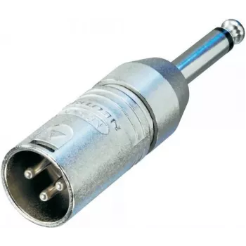 Neutrik - adattatore audio - XLR3 (M) a jack mono (M) (NA2MP)