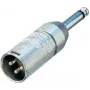 Neutrik - adattatore audio - XLR3 (M) a jack mono (M) (NA2MP)