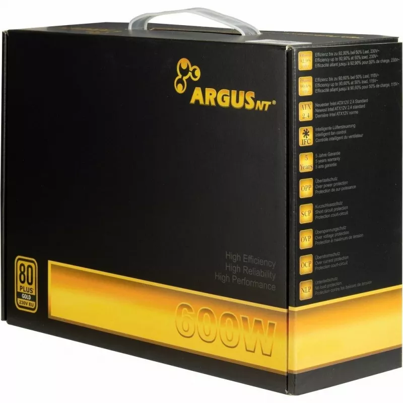 Alimentatore Inter-Tech Argus GPS-600 600W 80+ Gold