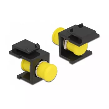 Modulo Keystone DELOCK 86851, connettore FC piatto, nero, 16,5×24×21,8 mm