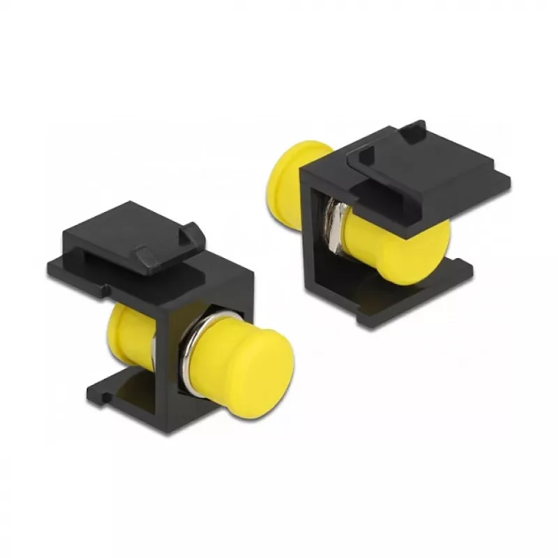 Modulo Keystone DELOCK 86851, connettore FC piatto, nero, 16,5×24×21,8 mm