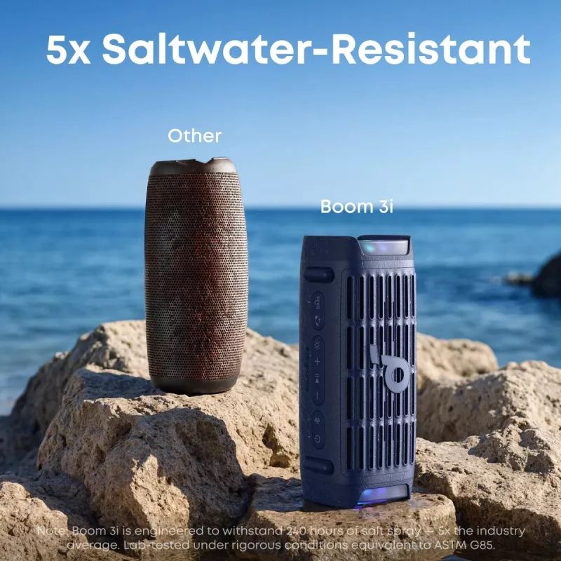 Altoparlante Bluetooth portatile Anker Soundcore Boom 3i — 50 W, impermeabile, a batteria